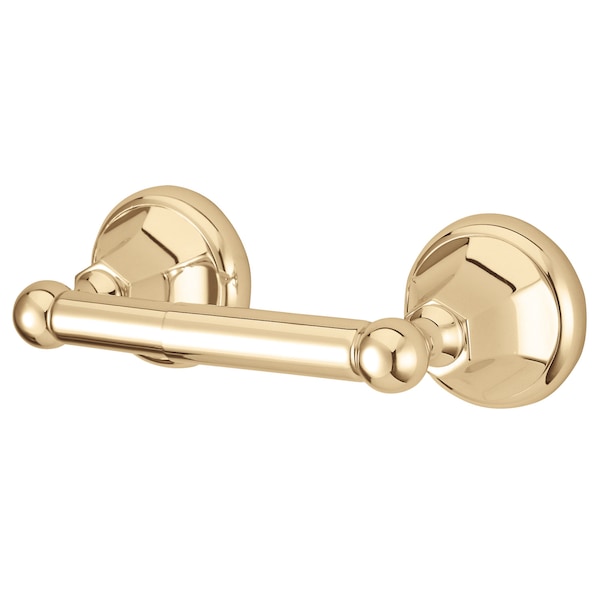 Metropolitan Toilet Paper Holder, Polished Brass